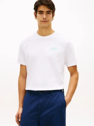 Tricou cu imprimeu cu palmier pe spate