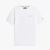 Tricou cu imprimeu cu palmier pe spate Tricou cu imprimeu cu palmier pe spate