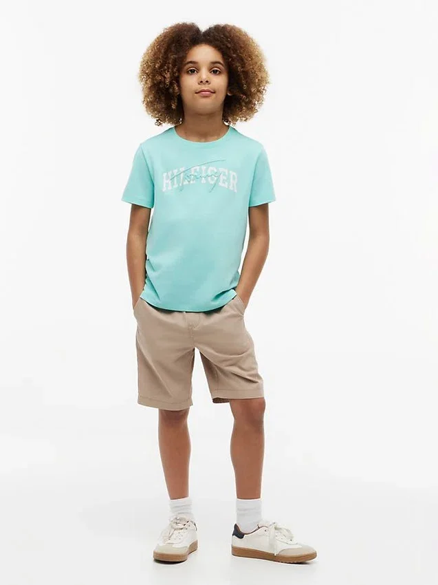Tricou cu imprimeu Hilfiger pentru copii Tricou cu imprimeu Hilfiger pentru copii