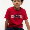 Tricou cu imprimeu Hilfiger pentru copii