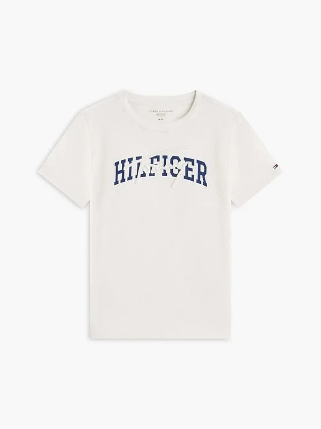 Tricou cu imprimeu Hilfiger pentru copii Tricou cu imprimeu Hilfiger pentru copii