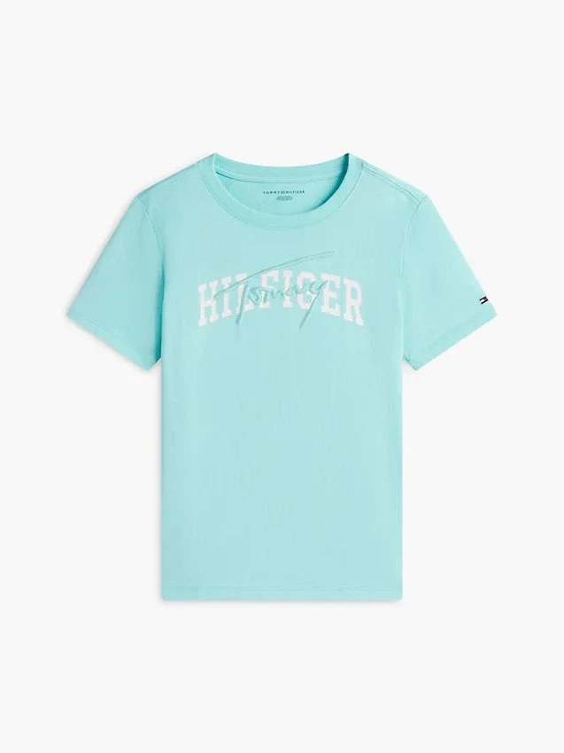 Tricou cu imprimeu Hilfiger pentru copii Tricou cu imprimeu Hilfiger pentru copii