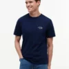 Tricou cu imprimeu nautic pe spate Tricou cu imprimeu nautic pe spate