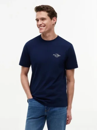 Tricou cu imprimeu nautic pe spate