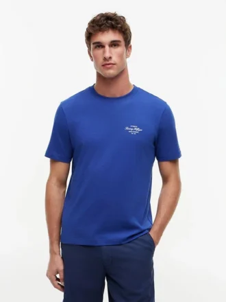Tricou cu imprimeu nautic pe spate