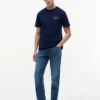 Tricou cu imprimeu nautic pe spate Tricou cu imprimeu nautic pe spate
