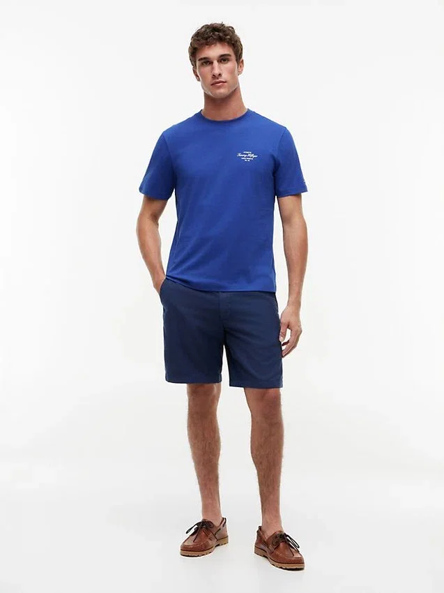 Tricou cu imprimeu nautic pe spate Tricou cu imprimeu nautic pe spate