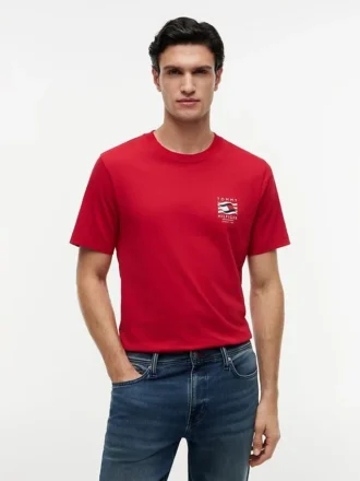 Tricou cu logo Box Flag