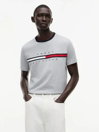 Tricou cu logo brodat