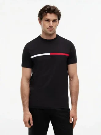 Tricou cu logo brodat
