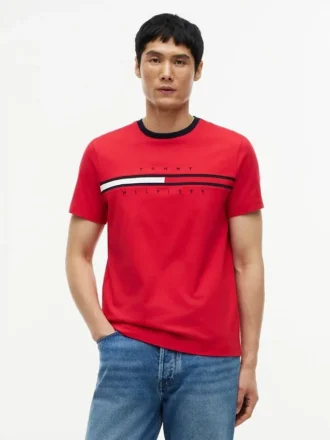 Tricou cu logo brodat