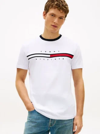 Tricou cu logo brodat