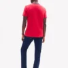 Tricou cu logo brodat cu dungi și steag Tricou cu logo brodat cu dungi și steag