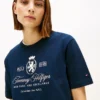 Tricou cu logo brodat Script Crest Tricou cu logo brodat Script Crest