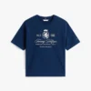 Tricou cu logo brodat Script Crest Tricou cu logo brodat Script Crest