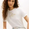 Tricou cu logo Club Crest în nuanță aurie Tricou cu logo Club Crest în nuanță aurie