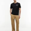 Tricou cu logo cu steag ondulat pe spate Tricou cu logo cu steag ondulat pe spate