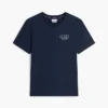 Tricou cu logo cu steag ondulat pe spate Tricou cu logo cu steag ondulat pe spate