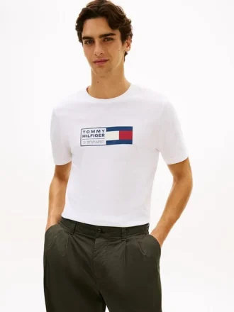 Tricou cu logo Flag Box
