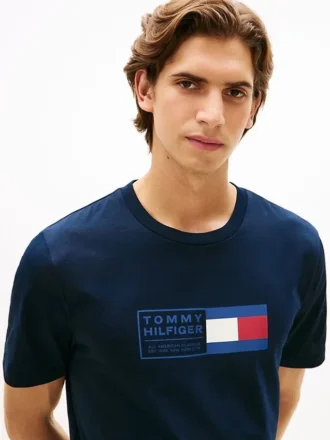Tricou cu logo Flag Box