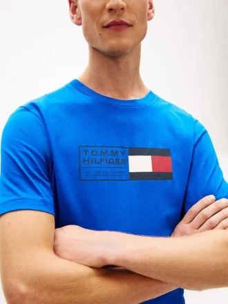 Tricou cu logo Flag Box