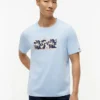 Tricou cu logo floral tropical Tricou cu logo floral tropical
