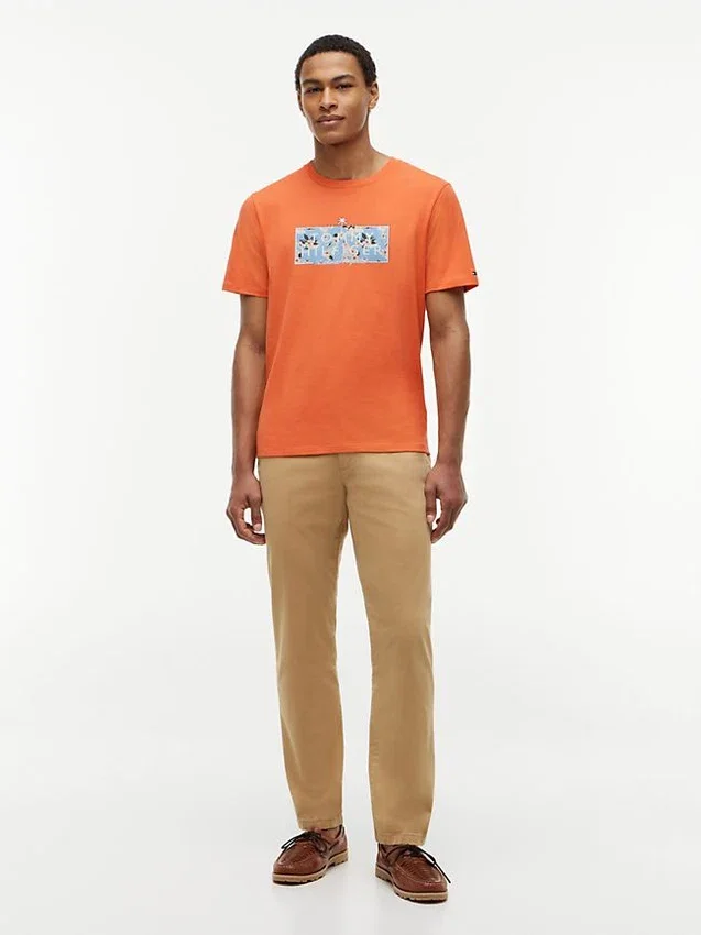Tricou cu logo floral tropical Tricou cu logo floral tropical