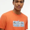 Tricou cu logo floral tropical Tricou cu logo floral tropical