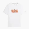 Tricou cu logo floral tropical Tricou cu logo floral tropical