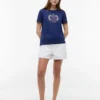 Tricou cu logo frunză de laur laminat Tricou cu logo frunză de laur laminat