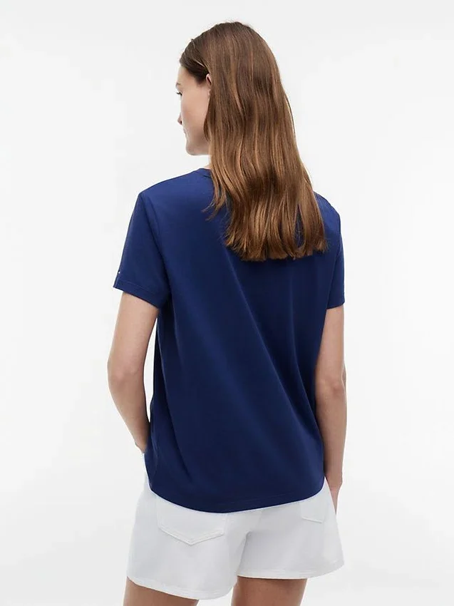 Tricou cu logo frunză de laur laminat Tricou cu logo frunză de laur laminat