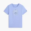Tricou cu logo frunză de laur laminat Tricou cu logo frunză de laur laminat