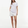 Tricou cu logo H floral