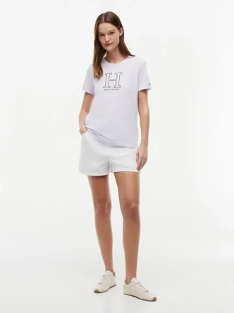 Tricou cu logo H floral