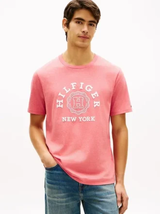 Tricou cu logo Hilfiger Arch