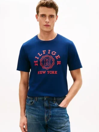 Tricou cu logo Hilfiger Arch