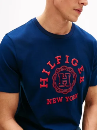 Tricou cu logo Hilfiger Arch