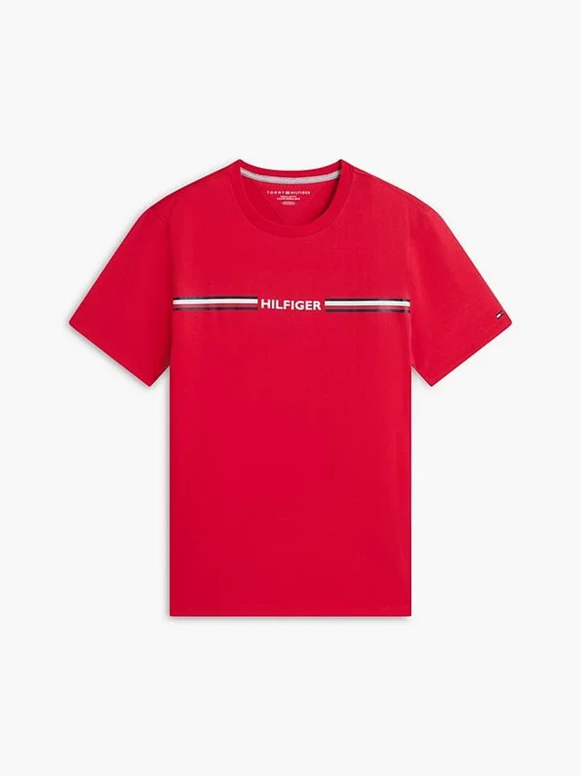 Tricou cu logo Hilfiger Signature Stripe Tricou cu logo Hilfiger Signature Stripe