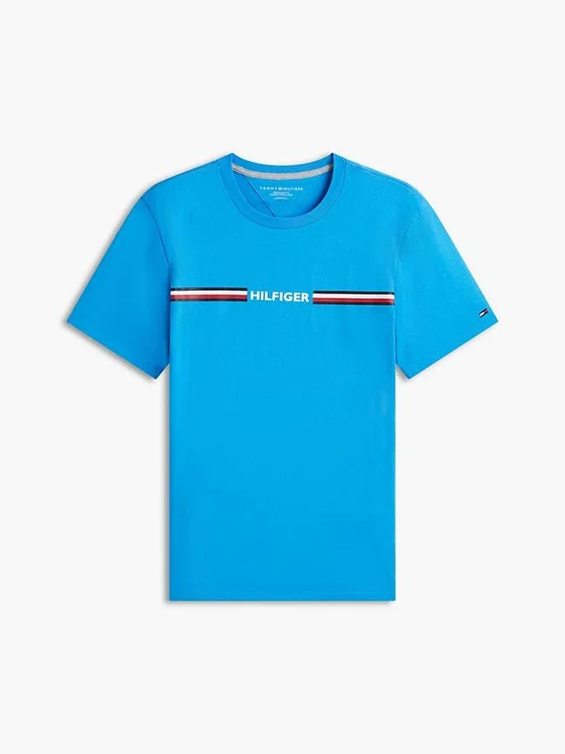Tricou cu logo Hilfiger Signature Stripe Tricou cu logo Hilfiger Signature Stripe