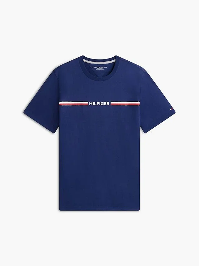 Tricou cu logo Hilfiger Signature Stripe Tricou cu logo Hilfiger Signature Stripe