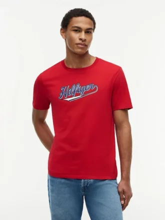 Tricou cu logo Hilfiger Varsity