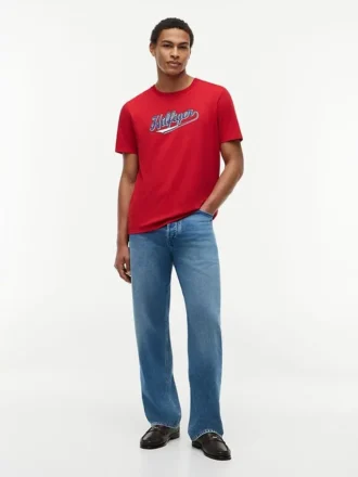 Tricou cu logo Hilfiger Varsity