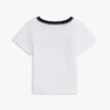 Tricou cu logo și dungi în formă de steag pentru bebeluși