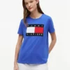 Tricou cu logo mare în formă de steag