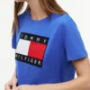Tricou cu logo mare în formă de steag