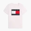 Tricou cu logo mare în formă de steag Tricou cu logo mare în formă de steag