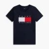 Tricou cu logo mare în formă de steag Tricou cu logo mare în formă de steag