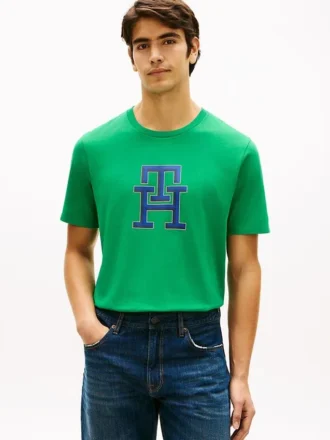 Tricou cu logo monogramă