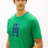 Tricou cu logo monogramă Tricou cu logo monogramă