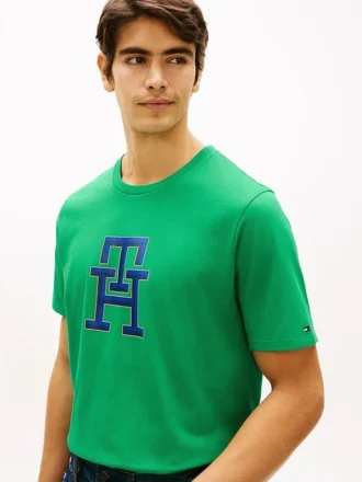 Tricou cu logo monogramă